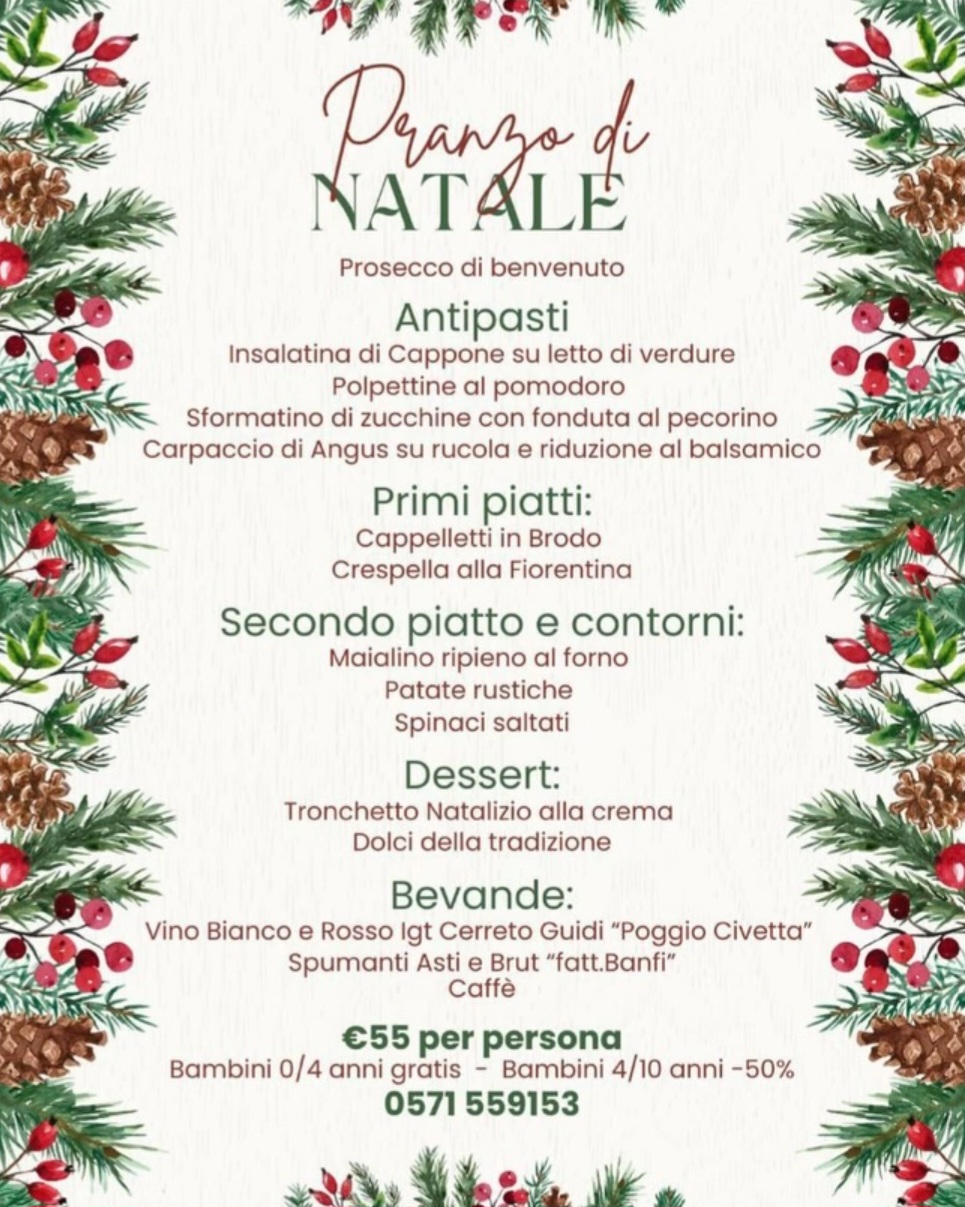 Menù Pranzo di Natale 2024